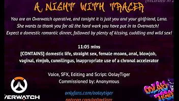play [overwatch] malam dengan pelacak| pemutaran audio erotis oleh oolay-tiger