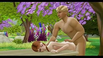 Reproduzir Anna chupa o pau de Kristoff na floresta - traição congelada 5 cenas de sexo hentai 3d