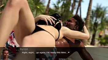 Jouer Lisa #37a - sur la plage avec byron - jeux porno, hentai 3d, jeux pour adultes, 60 fps - palegrass
